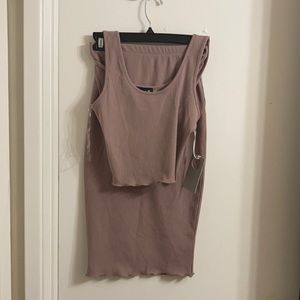Paperoc / Size M / Dusty pink top and skirt set